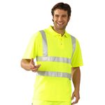 Warn-/Wetterschutz Polo-Shirt uni 